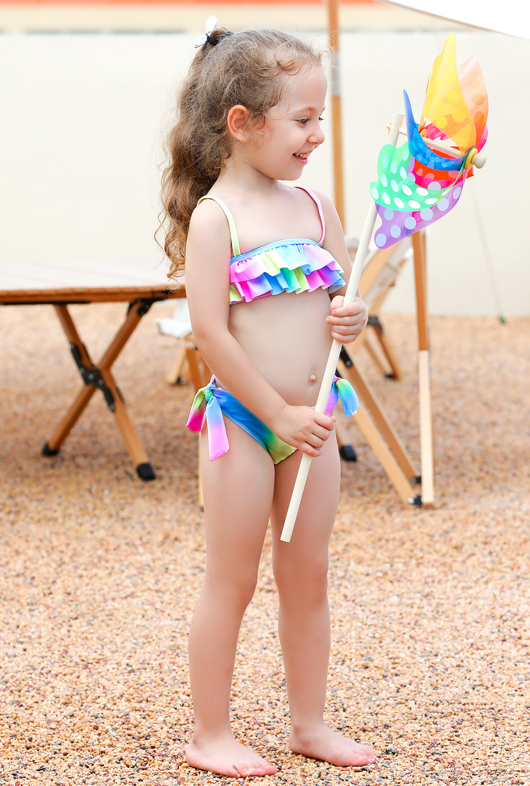 rainbow bikini for girls