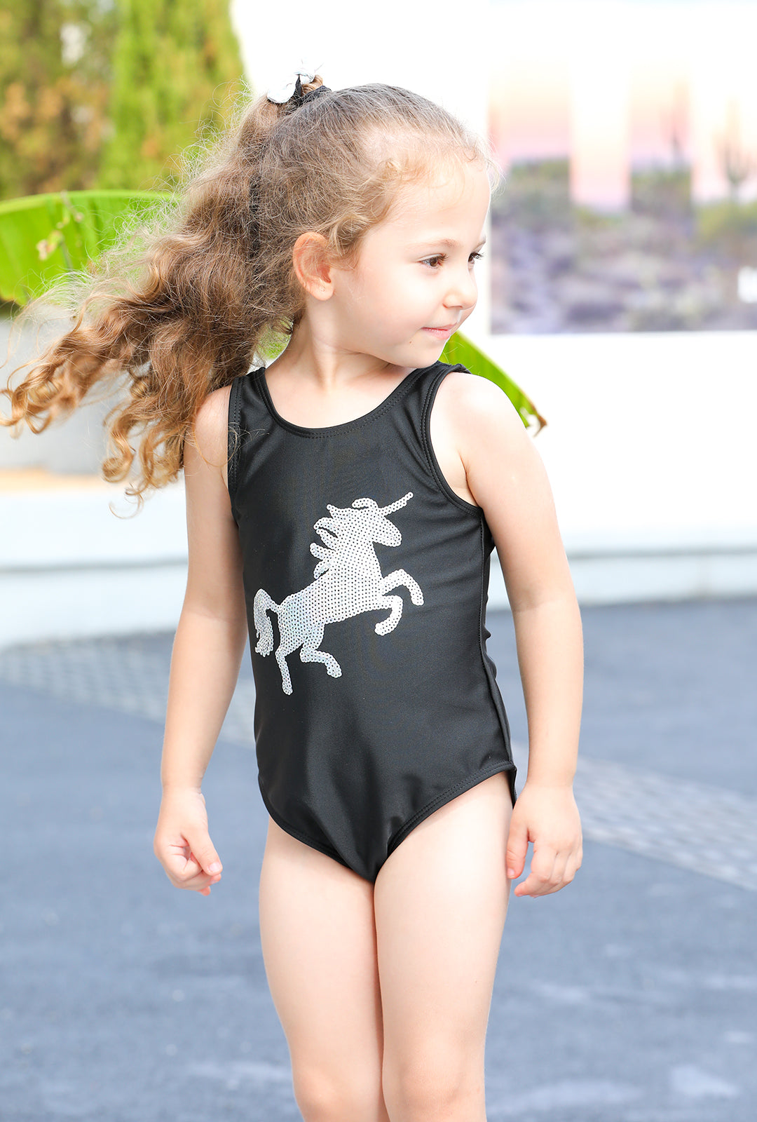 Black Unicorn Swimwear